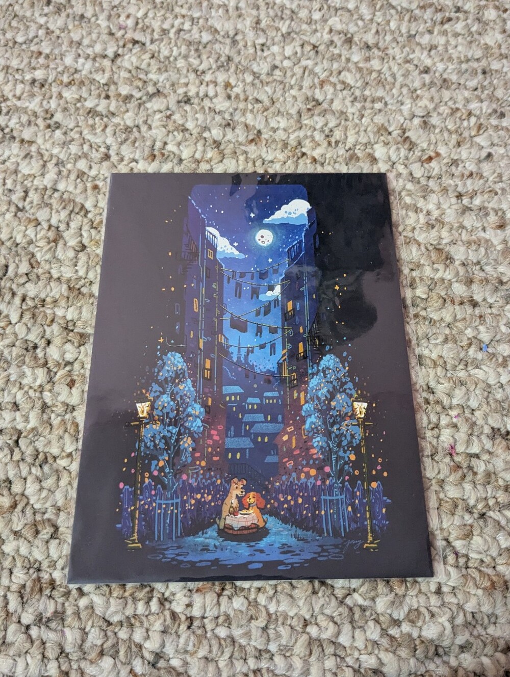 set of 4 Disney art prints